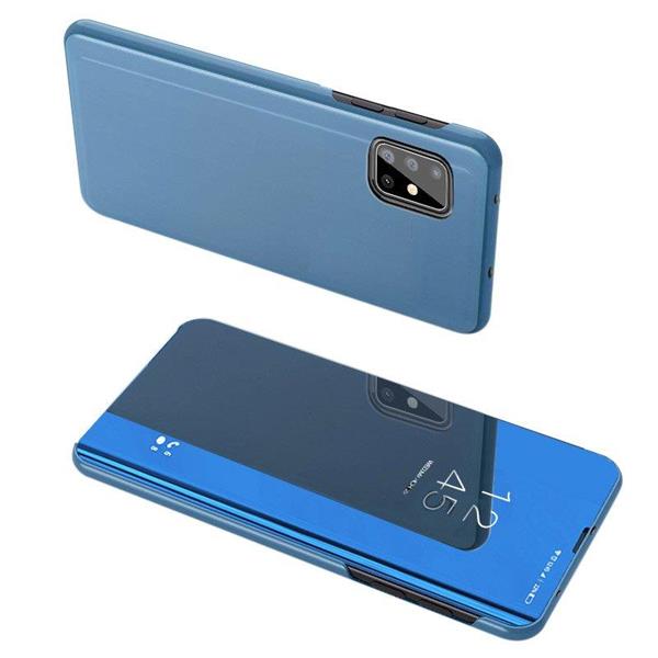 Clear View Case futerał etui z klapką Samsung Galaxy M31s niebieski-2168365