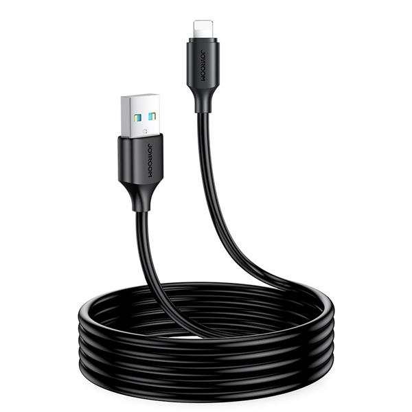 Joyroom kabel do ładowania / transmisji danych USB - Lightning 2.4A 1m czarny (S-UL012A9)-2428445
