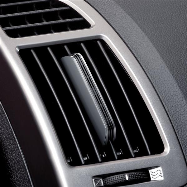 Baseus Metal Paddle ultracienki odświeżacz powietrza zapach samochodowy na kratkę wentylacyjną nawiew czarny (SUXUN-MP01)-2182497