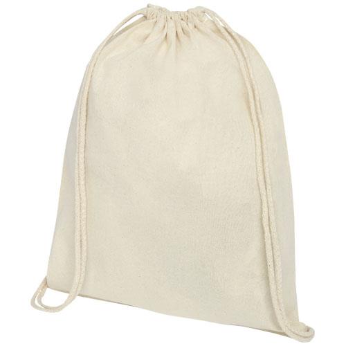Plecak Oregon wykonany z bawełny o gramaturze 140 g/m2 ze sznurkiem ściągającym-2333994