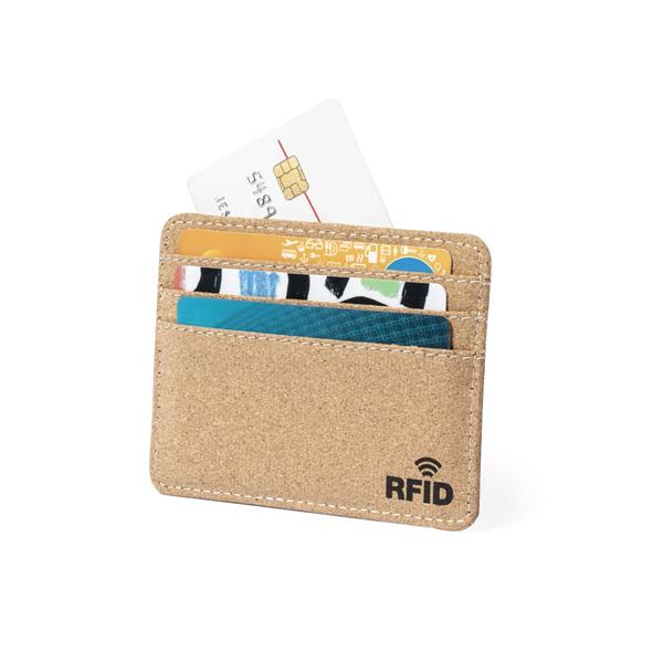 Korkowe etui na karty kredytowe, ochrona RFID-2655943