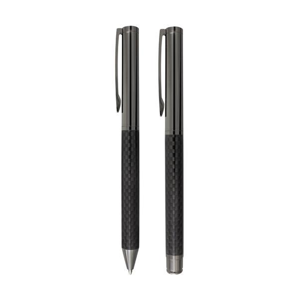 Zestaw piśmienny metalowy długopis i pióro kulkowe-1920212