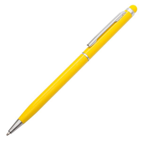 Długopis aluminiowy Touch Tip, żółty-2011924