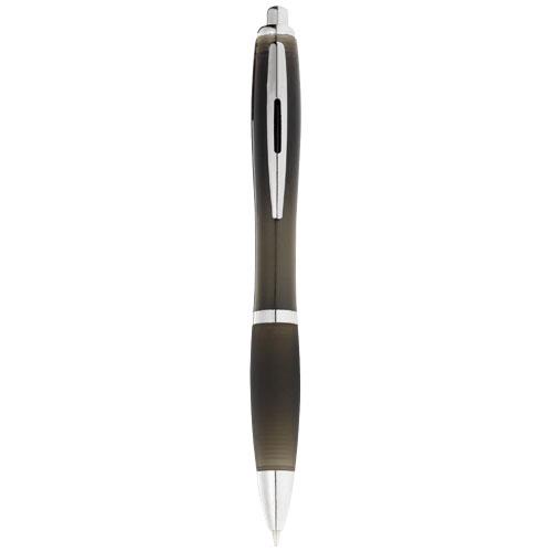 Długopis z kolorowym korpusem i czarnym uchwytem Nash-1374443