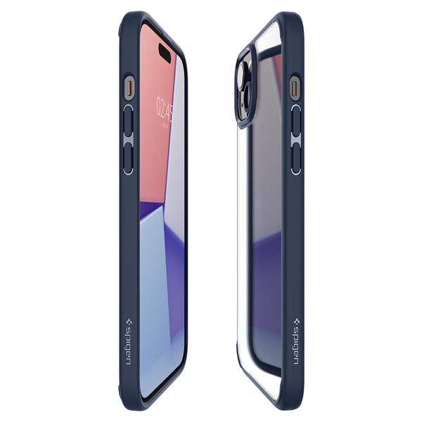 Spigen Ultra Hybrid, navy blue - iPhone 15 Plus-3138189