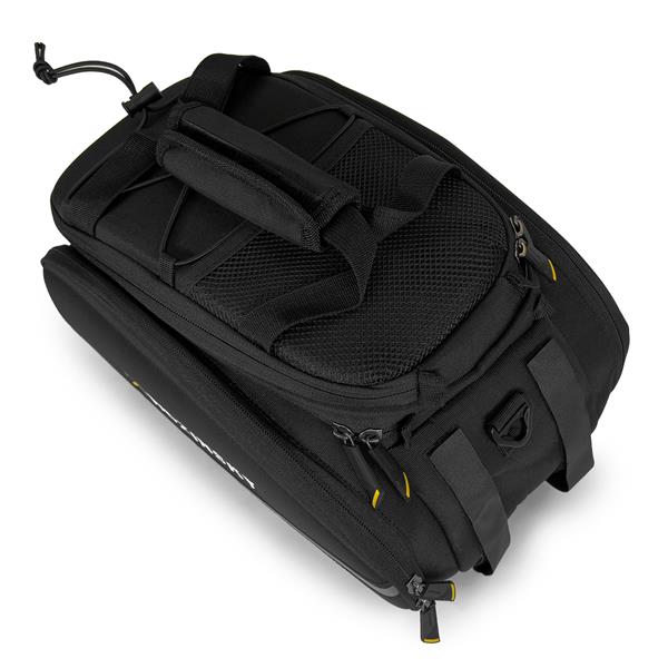 Wozinsky duża torba rowerowa na bagażnik 35l + pokrowiec przeciwdeszczowy czarny (WBB19BK)-2168611