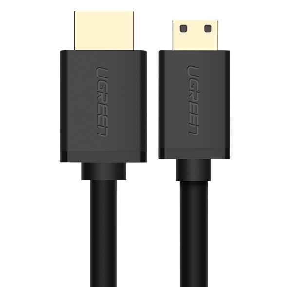 Ugreen kabel HDMI (męski) - mini HDMI (męski) 3D Ethernet ARC 1 m czarny (HD108 10195)-2169641