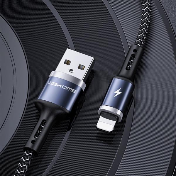 WK Design Kingkong kabel USB - Micro USB Power Delivery QuickCharge 3 A 1 m czarny (WDC-128m)-2186190