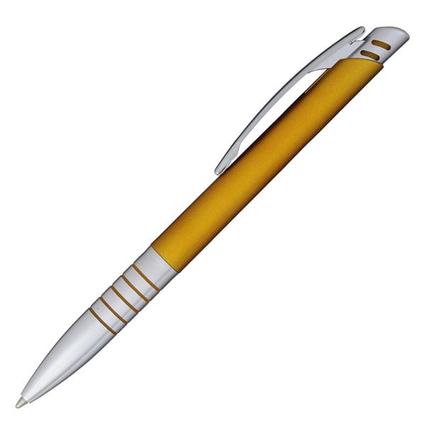 Długopis Striking, żółty/srebrny-546195