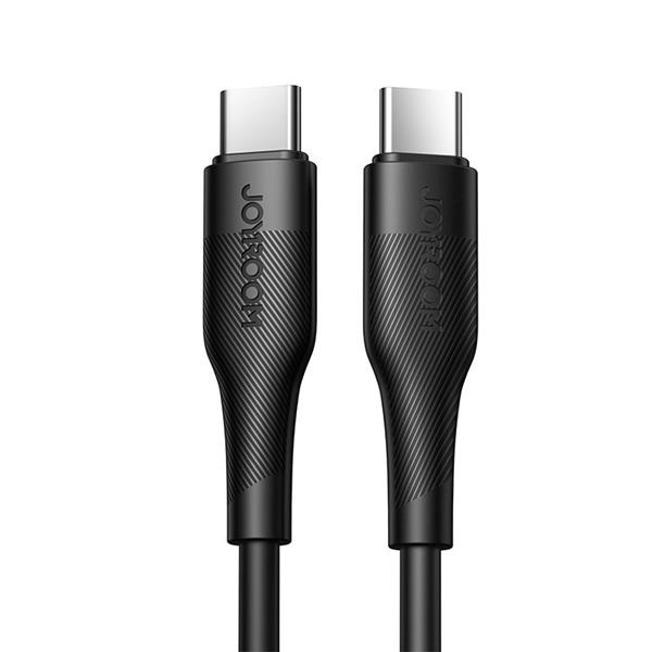 Joyroom kabel przewód USB Typ C - USB Typ C Power Delivery 60W 3A 0,25m czarny (Black)-2214008