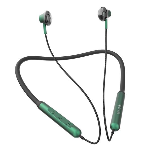 Devia słuchawki Bluetooth Smart 702 douszne czarno-zielone-2988316