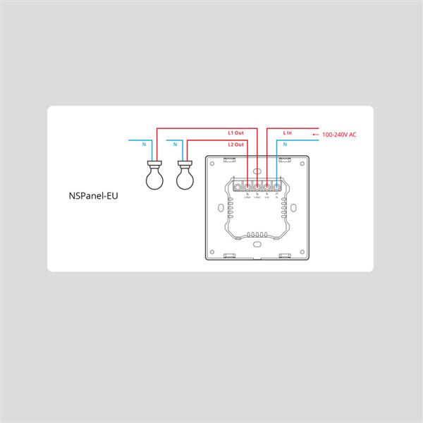 Sonoff wielofunkcyjne centrum sterowania przełącznik Wi-Fi Bluetooth ścienny (NSPanel)-2394411