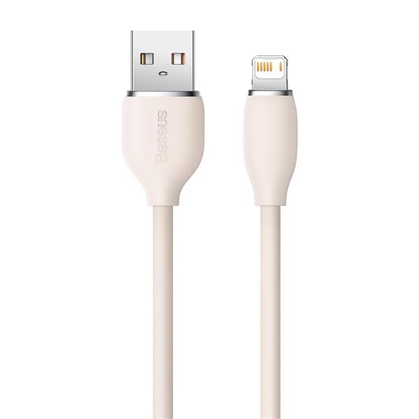 Baseus kabel Jelly Liquid USB - Lightning 1,2 m 2,4A różowy-3004878