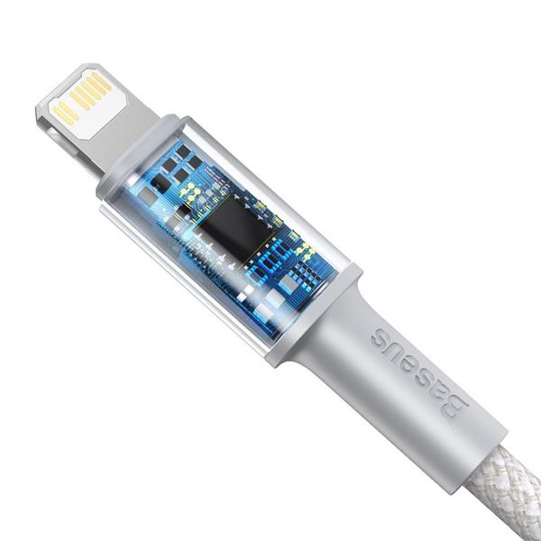 Baseus kabel USB Typ C - Lightning szybkie ładowanie Power Delivery 20 W 1 m biały (CATLGD-02)-2170791