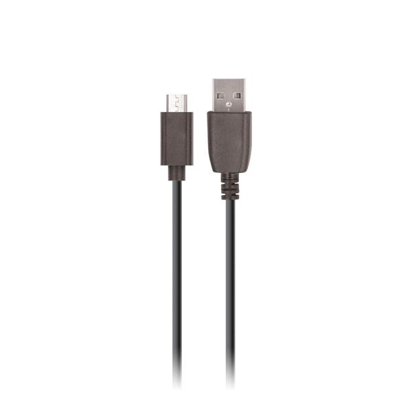 Ładowarka sieciowa Setty USB 1A czarna + kabel microUSB 1A 1m czarny-1577170