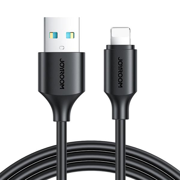 Joyroom kabel do ładowania / transmisji danych USB - Lightning 2.4A 1m czarny (S-UL012A9)-2428444