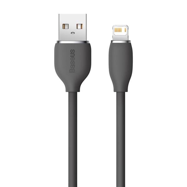 Baseus kabel Jelly Liquid USB - Lightning 1,2 m 2,4A czarny-3023720