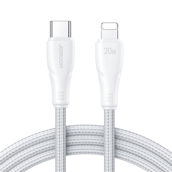 Joyroom kabel USB C - Lightning 20W Surpass Series do szybkiego ładowania i transferu danych 3 m biały (S-CL020A11)-2967584