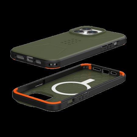 UAG Civilian Magsafe - obudowa ochronna do iPhone 15 Pro Max (olive)-3140974