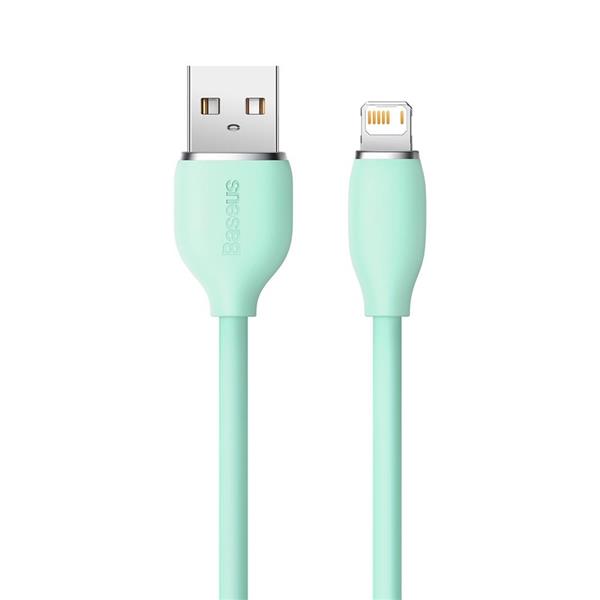Baseus kabel Jelly Liquid USB - Lightning 1,2 m 2,4A zielony-3023727