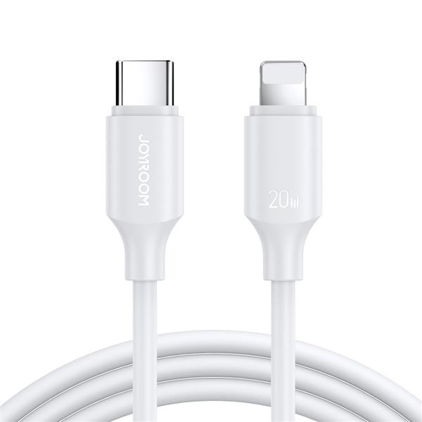 Joyroom kabel USB-C - Lightning 480Mb/s 20W 1m biały (S-CL020A9)-2428568