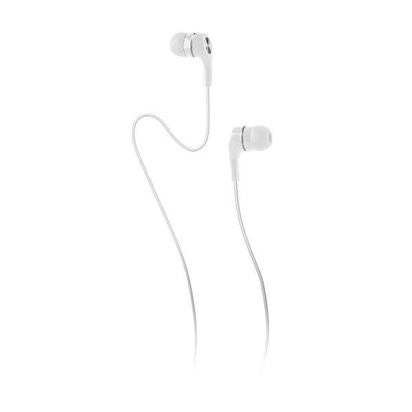 Maxlife słuchawki przewodowe MXEP-01 dokanałowe jack 3,5mm białe-2044911