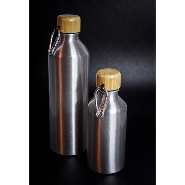 Butelka aluminiowa Isla 400 ml, srebrny-2985153