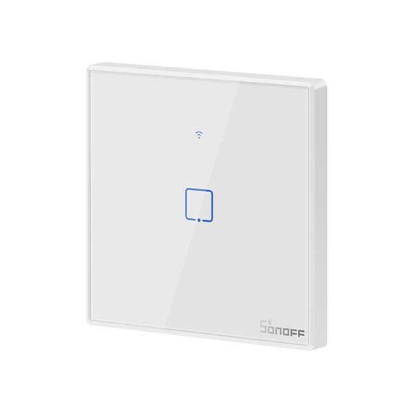 Sonoff T2EU1C-TX jednokanałowy dotykowy włącznik światła przełącznik przycisk Wi-Fi biały (IM190314015)-2187469
