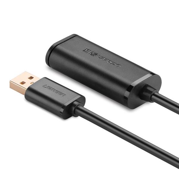Ugreen kabel aktywny przedłużacz USB 2.0 480 Mbps 5 m czarny (US121 10319)-2169753