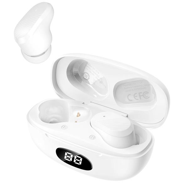 XO słuchawki Bluetooth X19 TWS białe-3057597