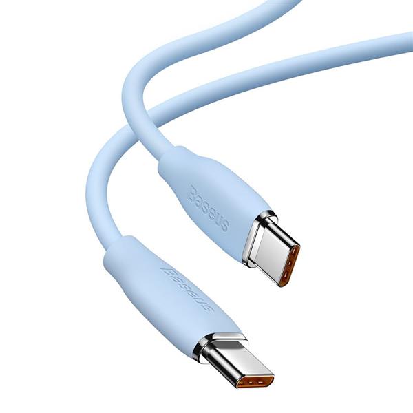 Baseus kabel Jelly Liquid PD USB-C - USB-C 1,2 m niebieski 100W-3010384