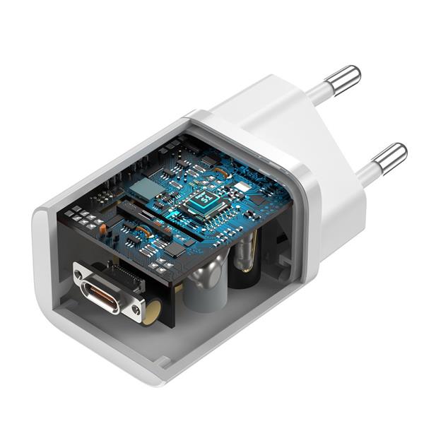 Baseus Super Si 1C szybka ładowarka USB Typ C 25W Power Delivery Quick Charge biały (CCSP020102)-2262409