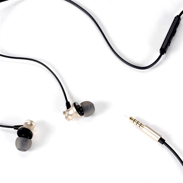 XO Słuchawki przewodowe S20 jack 3,5mm złote-1566912