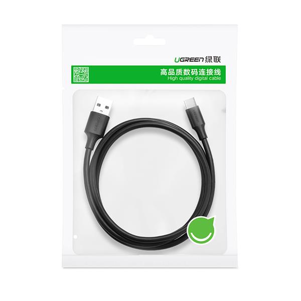 Ugreen kabel przewód USB - USB Typ C Quick Charge 3.0 3A 0,25m czarny (US287 60114)-2295943