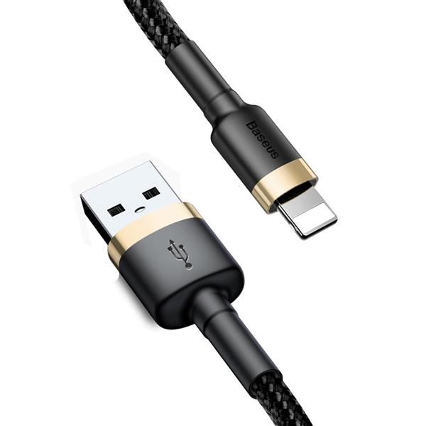 Baseus kabel Cafule USB - Lightning 3,0 m 1,5A złoto-czarny-2081335