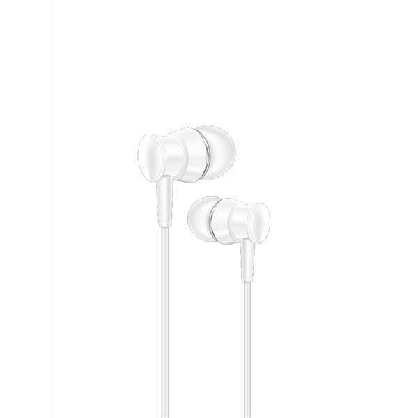 XO Słuchawki przewodowe S25 jack 3,5mm biała-1580956