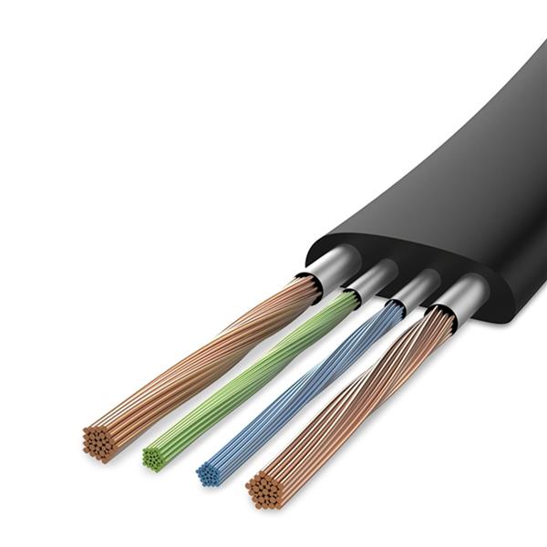Baseus Nimble płaski kabel przewód USB / Lightning z uchwytem 2A 0,23M czarny (CALMBJ-B01)-2142605