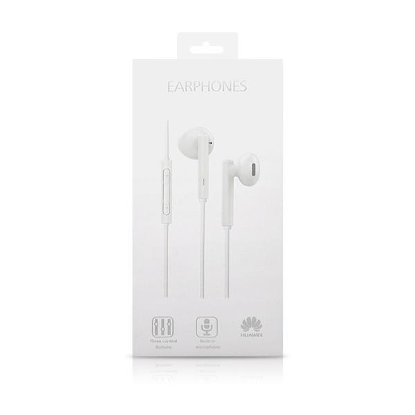 Huawei Earphones AM115 douszne słuchawki minijack 3,5 mm mikrofon + pilot biały-2138851