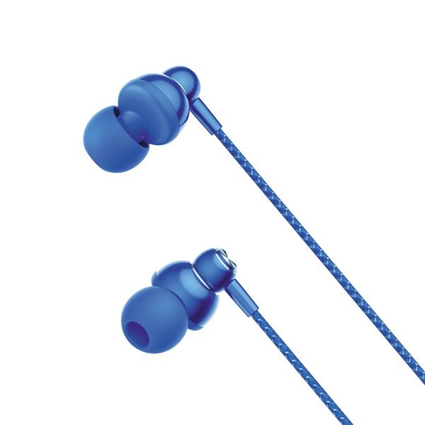 XO słuchawki przewodowe EP55 jack 3,5mm dokanałowe niebieskie-3002094