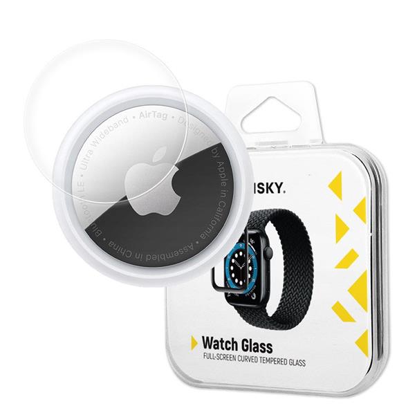 Wozinsky Watch Glass hybrydowe szkło do AirTag czarny-2395266