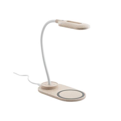 OZZEL. Lampka biurkowa z bezprzewodową ładowarką (10W)-2042895