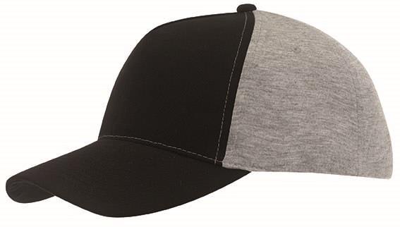 5 segmentowa czapka baseballowa UP TO DATE, czarny, szary-2305774