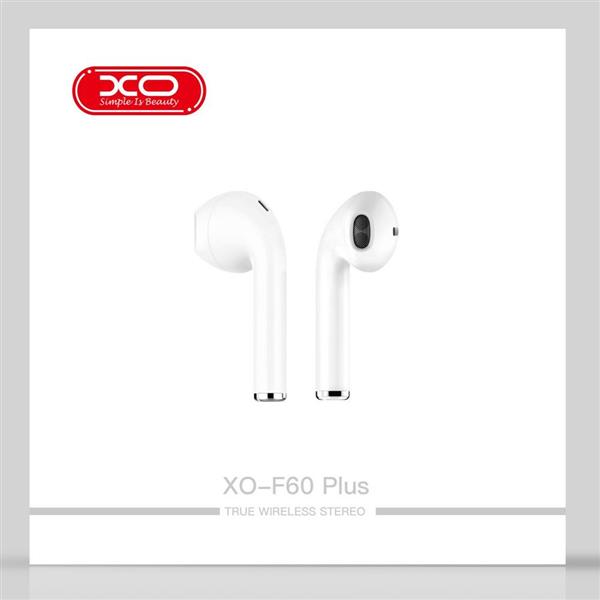 XO Słuchawki bluetooth F60 Plus TWS białe-1590943