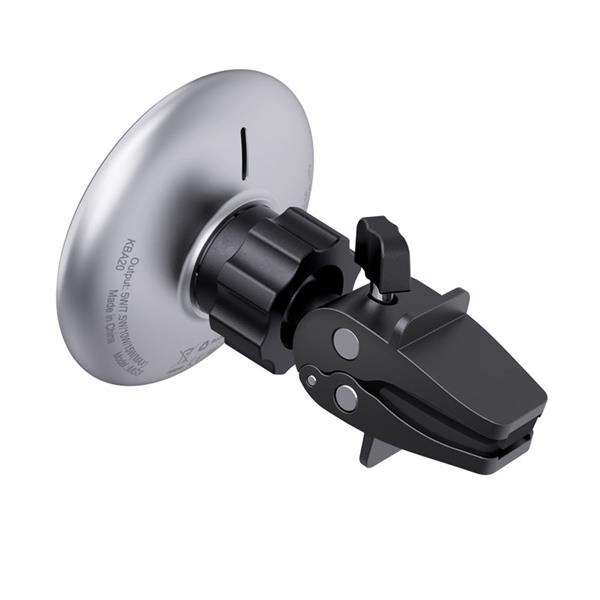 Acefast samochodowa ładowarka bezprzewodowa Qi z MagSafe 15W uchwyt magnetyczny do telefonu na kratkę wentylacji czarny (D3 black)-2270359
