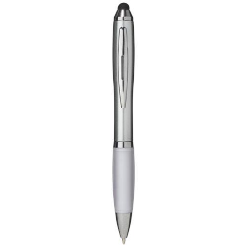 Długopis ze stylusem i kolorowym uchwytem Nash-2310230