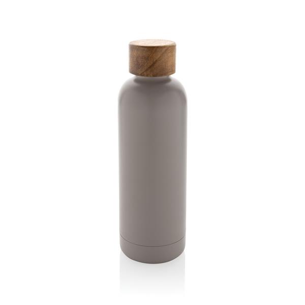 Butelka termiczna 500 ml Wood, stal nierdzewna z recyklingu-3087246