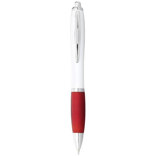 Długopis Nash z białym korpusem i kolorwym uchwytem-2310294