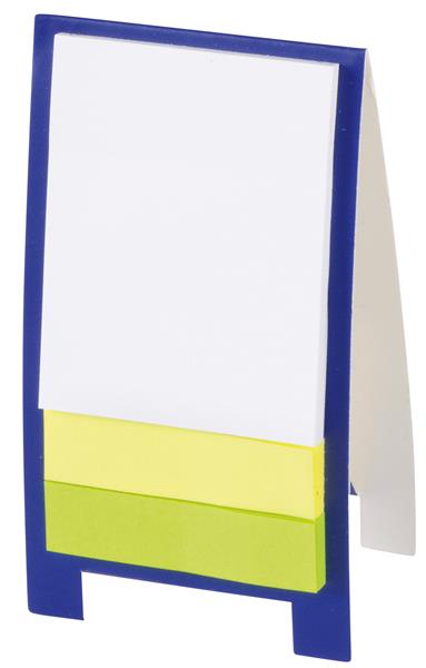 Mini stojak na notatki ADVERT, niebieski-2307259