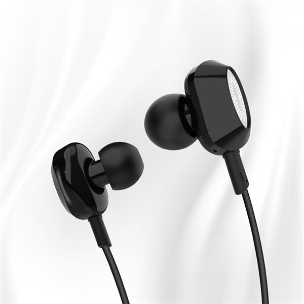 XO Słuchawki przewodowe EP1 jack 3,5mm czarne-1566892