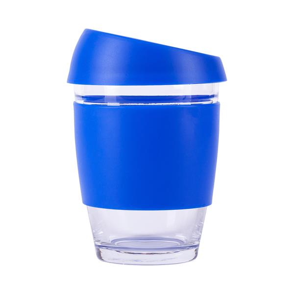 Szklany kubek Stylish 350 ml, niebieski-1531593